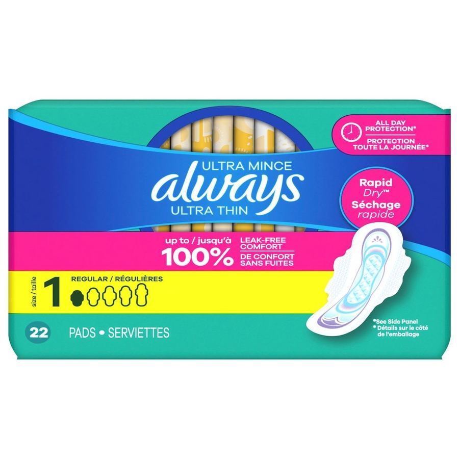 Verified package image for Always Ultra Thin Size 1 Pad 22CT