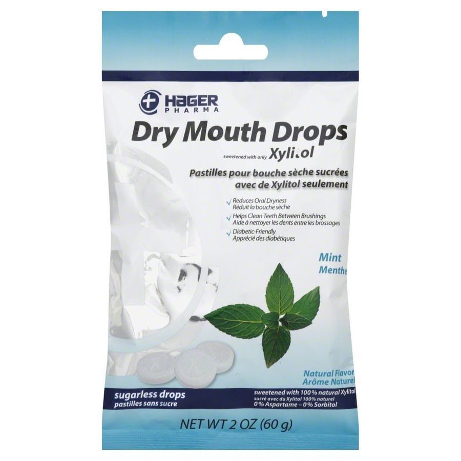 Verified package image for Dry Mouth Xylitol Drops Mint