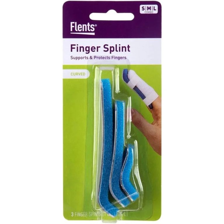 Verified package image for Finger Splint 3 Pack