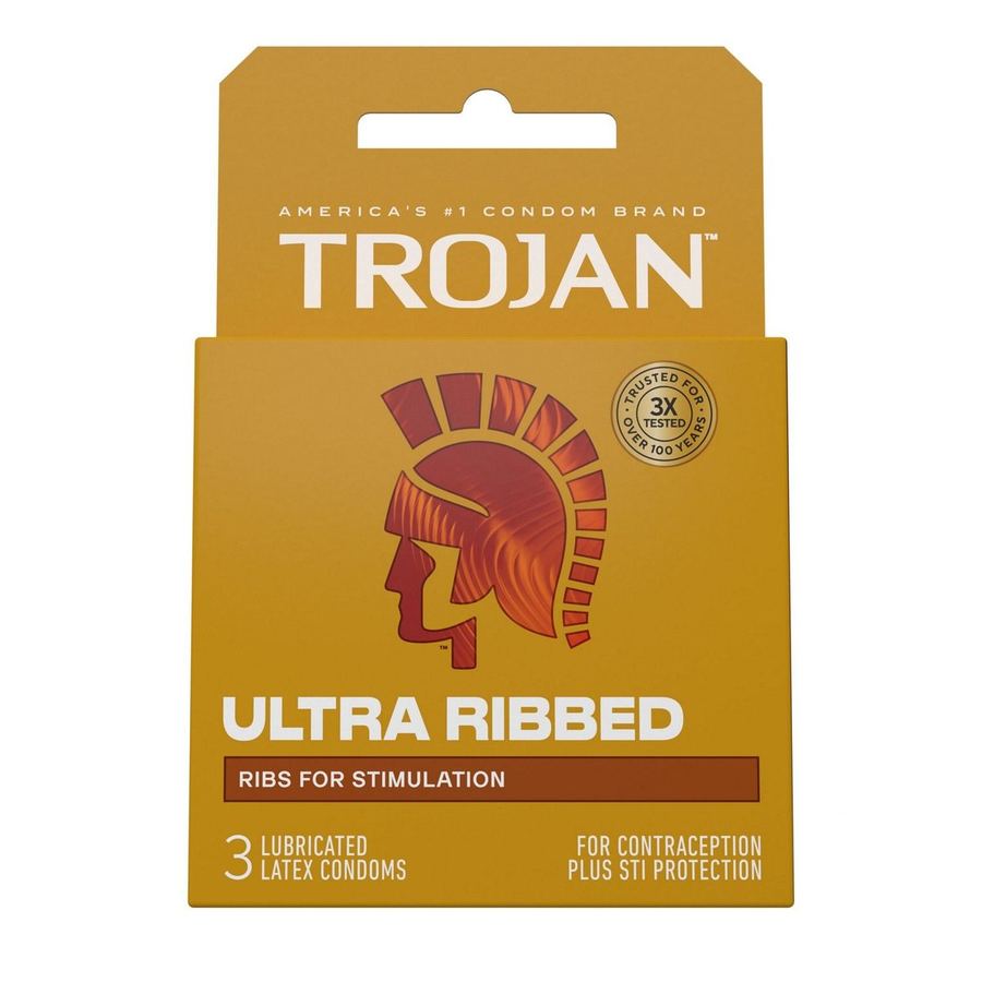 Verified package image for Trojan Ultra Ribbed 3CT