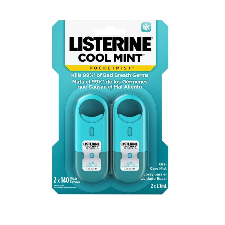 Verified package image for Listerine Cool Mint 2CT